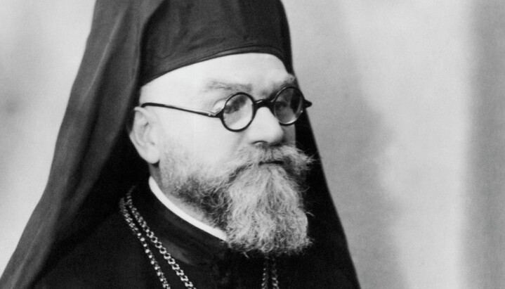 Gorazd, biskup české pravoslavné církve, občanským jménem Matěj Pavlík (1942) | Foto: ČTK