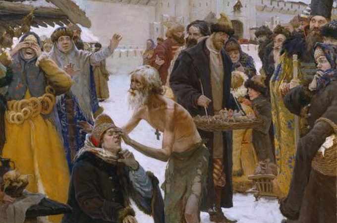 15 августа – память святого Блаженного Василия, Московского чудотворца