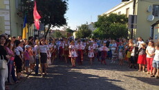 В Волынской епархии УПЦ благословили участников фестиваля «Полесское лето с фольклором»