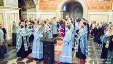 В День независимости в Киевской Лавре состоялся благодарственный молебен