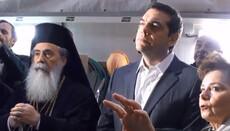 Иерусалимский патриарх и премьер-министр Греции поклонились Гробу Господню