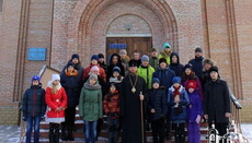 У Сєвєродонецьку УПЦ благословила дітей учасників АТО на паломництво до трьох Лавр