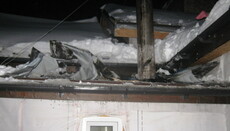 В Умани горела пристройка к храму УПЦ (ВИДЕО)