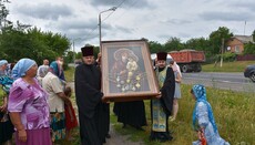 У Святогірській Лаврі зняли фільм про проводи чудотворної ікони до Вінниці (ВІДЕО)