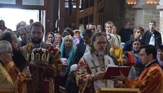 В католическом монастыре в Эшо состоялся православный молебен