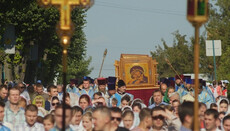 10 000 вірян зустрічали у Кам'янці-Подільському ікону Богородиці «Десятинна» (ФОТО, ВІДЕО)