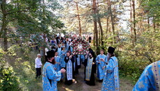 Тысячи верующих совершили Крестный ход с Почаевской иконой Божией Матери