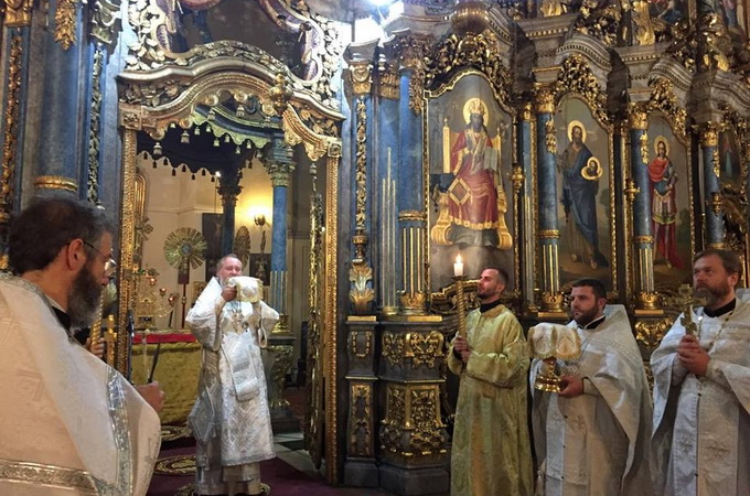 Ієрарх УПЦ очолив Літургію на честь хрестителя Угорщини