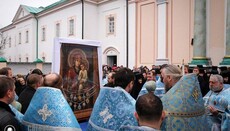 Святогірська чудотворна ікона повертається в обитель з Рівненської єпархії (ФОТО)