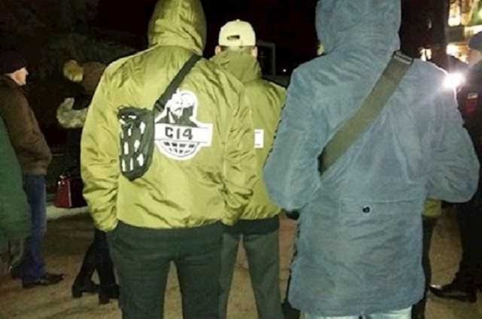 Активисты из С14 отчитались об акциях возле храмов УПЦ в Чернигове