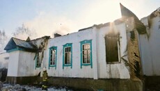 В Казахстане огонь полностью уничтожил 140-летний православный храм