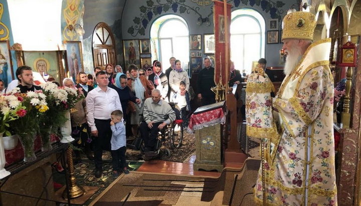 Освящение храма в честь святых мучениц Веры, Надежды, Любови и матери их Софии в селе Кочковатое