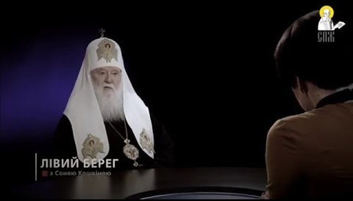Филарет Денисенко в телевизионном проекте Сони Кошкиной «Левый берег», 2016 год.