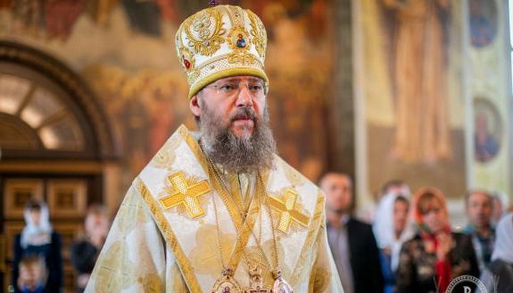Управляющий делами УПЦ митрополит Бориспольский и Броварской Антоний. Фото: pravlife.org.