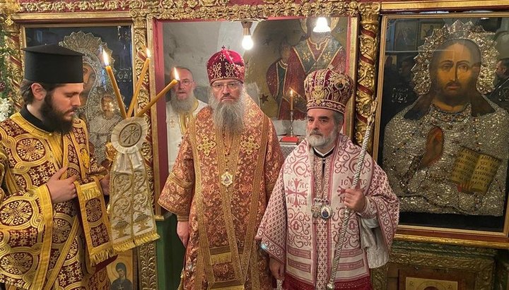 Митрополит Лука совершил литургию в монастыре святителя Спиридона на Святой Земле. Фото: hramzp.ua