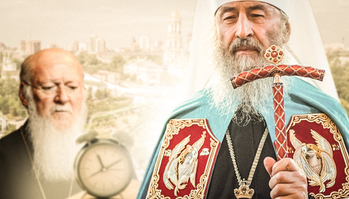 "Терплячий" патріарх Варфоломій і Блаженніший Онуфрій. Фото: СПЖ