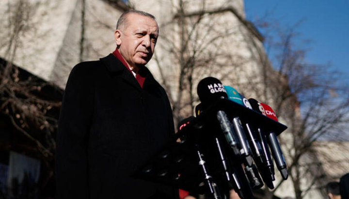 Президент Турции Реджеп Тайип Эрдоган. Фото: hurriyet.com.tr