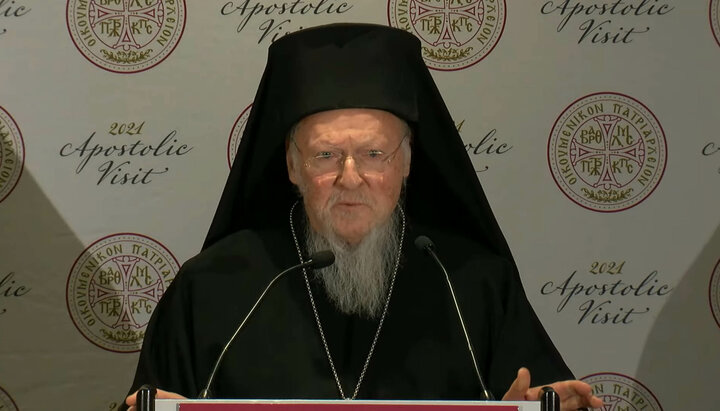 Патріарх Варфоломій у США. Фото: скріншот ютуб-каналу GreekOrthodoxChurch