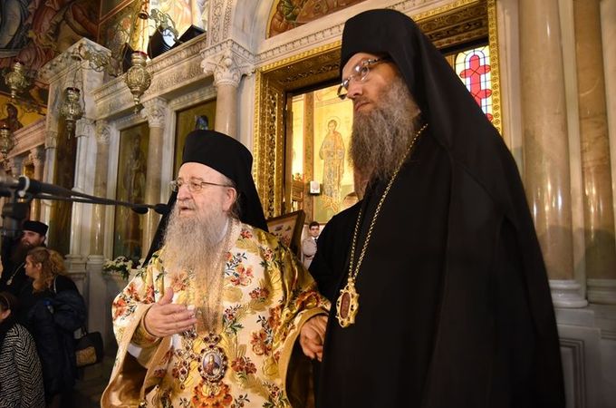 Архієпископ Лука (Коваленко) взяв участь у Божественній літургії у Салоніках (ФОТО)