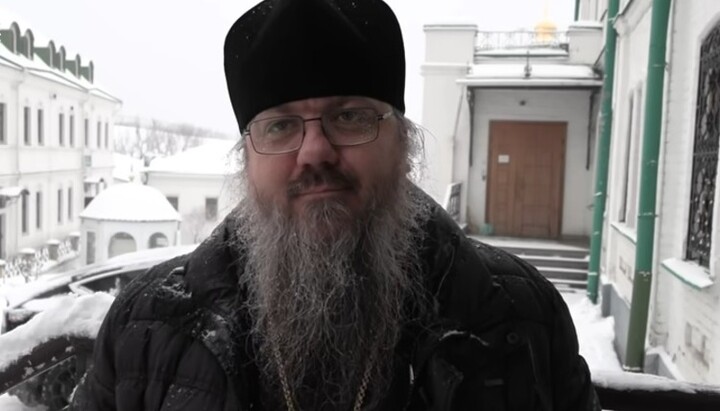 Bishop Nikita (Storozhuk) of Ivano-Frankivsk and Kolomyia. Photo: a video screenshot form the Youtube channel "1Kozaktv".