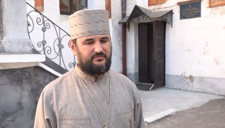 "Priest" of the OCU Volodymyr Buhrak. Photo: "Suspilne"