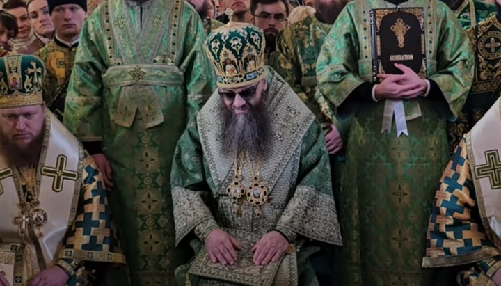 Митрополит Лонгин. Фото: скриншот відео YouTube-каналу Банченського монастиря