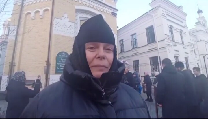 Ігуменія Серафима (Шевчик). Фото: скріншот відео Telegram-каналу «Фортеця Лавра»