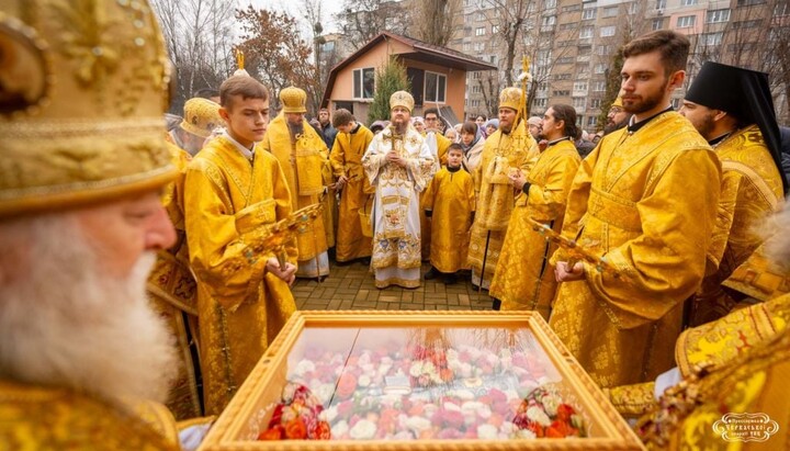 Черкаська єпархія зустрічає мощі святителя Спиридона Триміфунтського. Фото: Черкаська єпархія