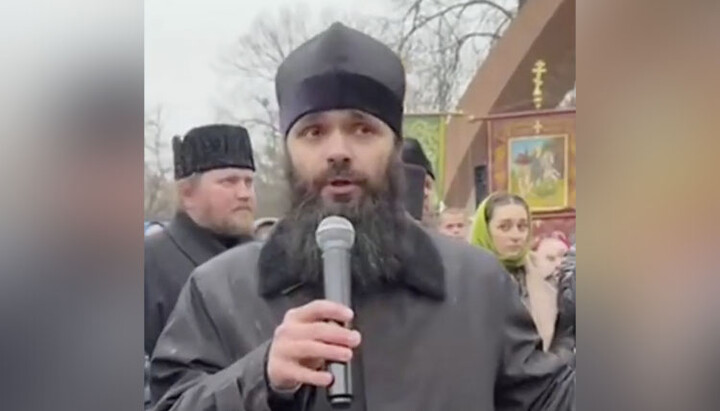 Priest Serafim Dumitrovych. Photo: Pershyi Kozatskyi