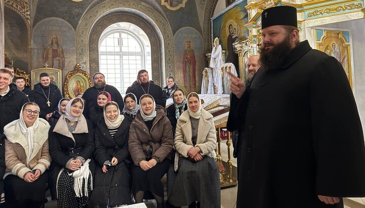 Архієпископ Пімен на «Стрітенських зустрічах». Фото: пресслужба Рівненської єпархії