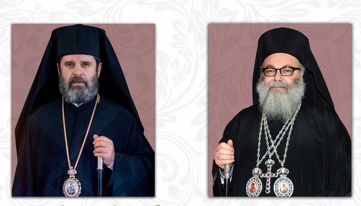 Ο Πατριάρχης Αντιοχείας συνεχάρη τον Αρχιεπίσκοπο Ιωάννη για την εκλογή του. Φωτογραφία: Υπηρεσία Τύπου της Αντιοχικής Εκκλησίας