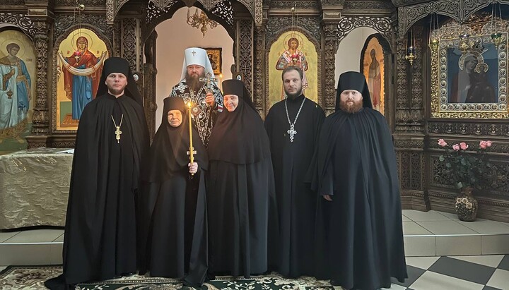A monastic tonsure was performed in the temple of the St. Nicholas Cathedral complex in Kamyanske. Photo: Kamyanske Eparchy