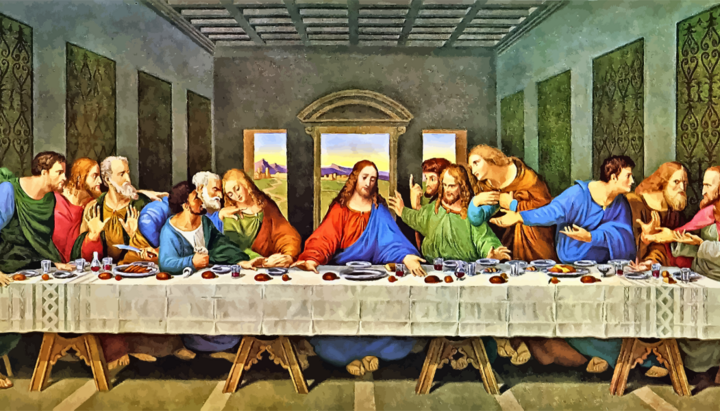 „Poslední večeře"-Leonardo da Vinci