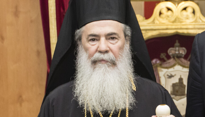 jeruzalémský patriarcha Theofilos III. Zdroj: Wikipedia