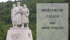 Modlitba za obete vojen: bohoslužba v Dargove 8.mája