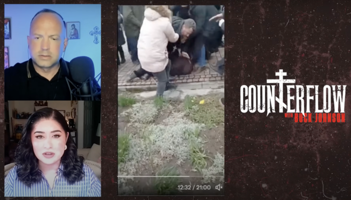 Katherine Whiteford v podcastu „Counterflow with Buck Johnson“ Zdroj: snímek obrazovky 