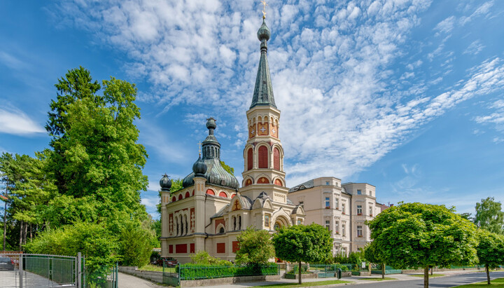 Pravoslavný chrám sv. Olgy Františkovy Lázně Zdroj: frantiskovy-lazne.info