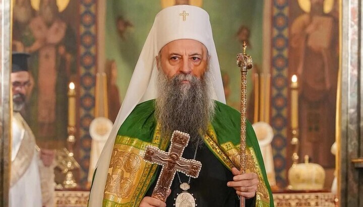 Srbský patriarcha metropolitovi Onufrijovi: Obdivujeme vaše vyznavačství