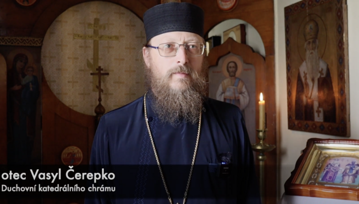 otec Vasyl Čerepko Zdroj:snímek obrazovky