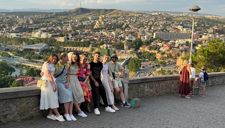 Bratrstvo pravoslavné mládeže Lodž v Tbilisi. Zdroj: Prawosławna Diecezja Łódzko-Poznańska