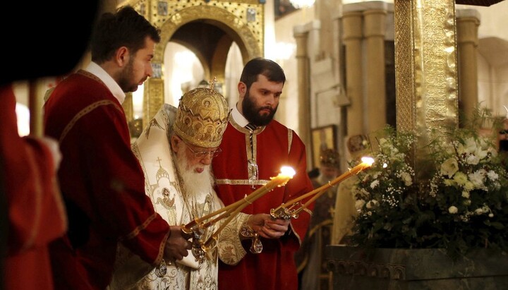 Gruzinský patriarcha Ilia II. Zdroj: Blesk.cz