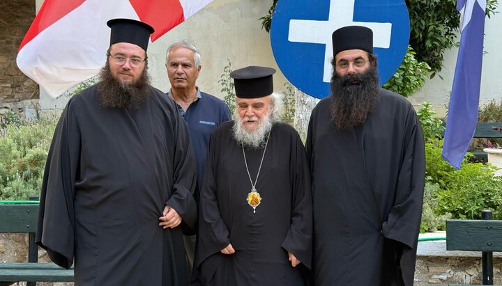 Delegace Jeruzalémského patriarchátu. Zdroj: Orthodoxtimes.com