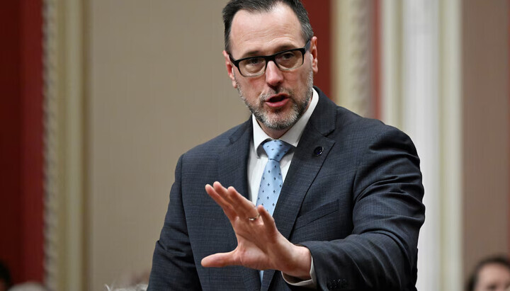 Ministr pro sekularismus v Québecu, Jean-François Roberge. Foto: Jacques Boissinot/The Canadian Press