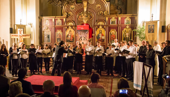 Koncert v katedrálním chrámu sv. Cyrila a Metoděje (2019). Zdroj: philokallia.com