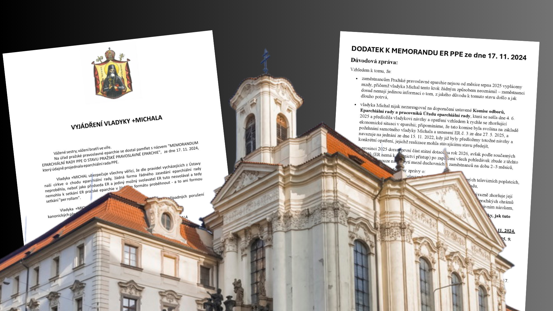 Eparchiální rada PPE upozorňuje na nevyplácení mezd a žádá zásah synodu