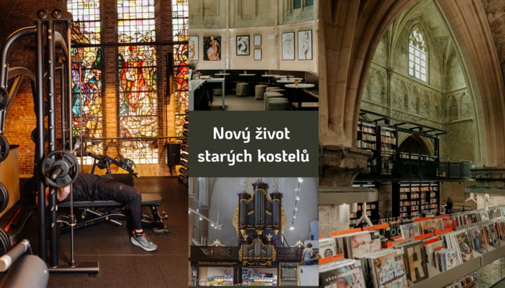 Nový život starých kostelů: kavárny, gymy i koncertní síně