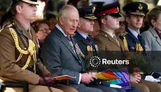 Král Karel III. odhalil první památník LGBT příslušníkům ozbrojených sil