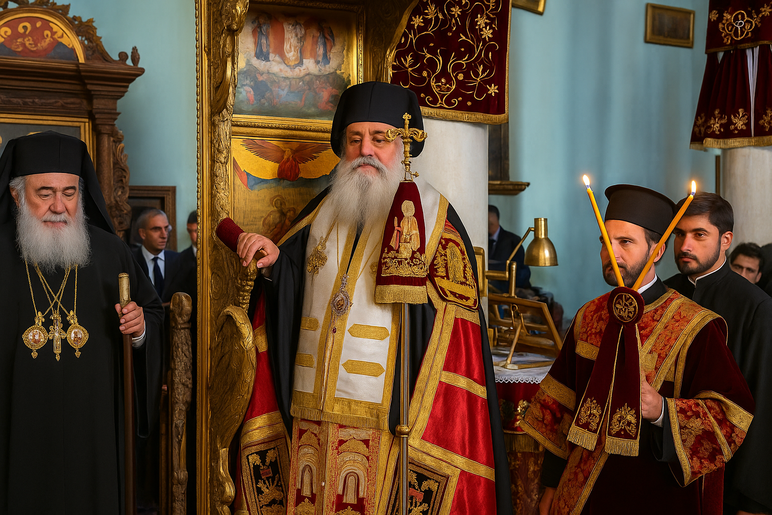 V monastýru svaté Kateřiny se konala intronizace arcibiskupa Sinaje