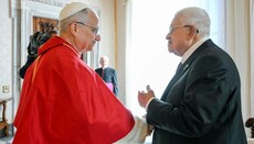 Papež Lev XIV. přijal palestinského prezidenta Mahmúda Abbáse