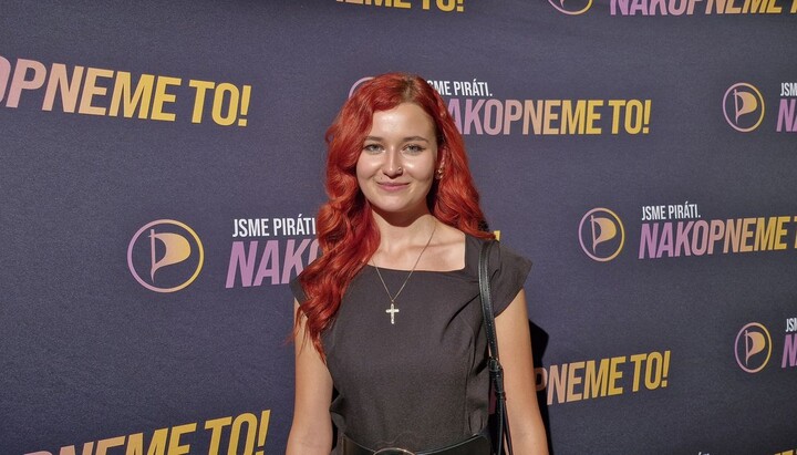 Nově zvolená poslankyně Pirátů Katerina Demetrashvili. Zdroj: Novinky.cz